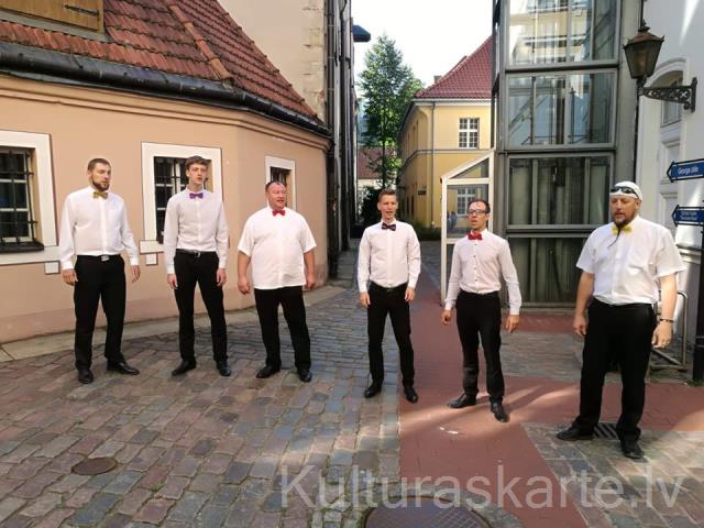 Valkas vīru ansamblis Dziesmu svētkos